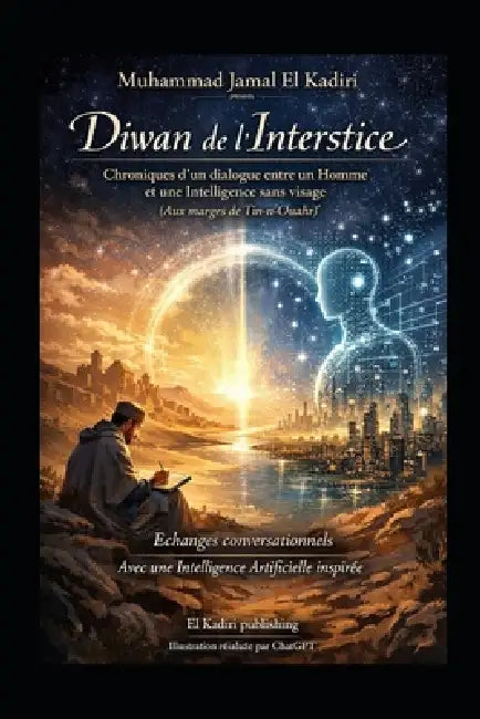 Diwan de l'Interstice: Chroniques d'un dialogue entre un Homme et une Intelligence sans visage by Muhammad Jamal El Kadiri