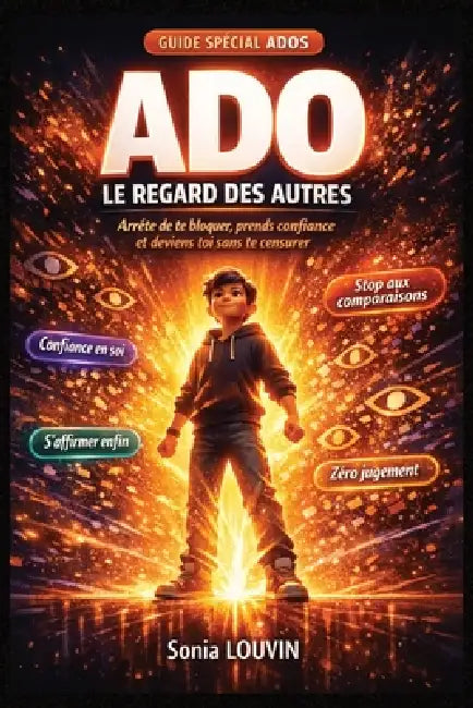 ADO: LE REGARD DES AUTRES - ARRÊTE DE TE BLOQUER, PRENDS CONFIANCE ET DEVIENS TOI SANS TE CENSURER: Regard des autres, confiance en soi, estime de soi by Sonia Louvin