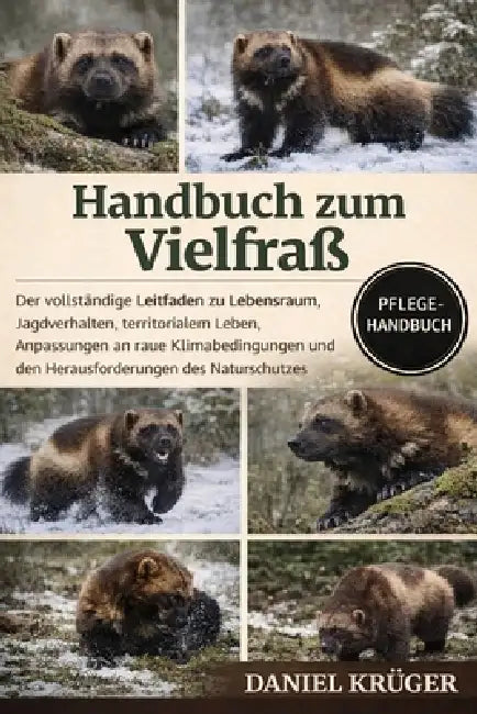 Handbuch Zum Vielfraß: Der vollständige Leitfaden zu Lebensraum, Jagdverhalten, territorialem Leben, Anpassungen an raue Klimabedingungen und den Hera by Daniel Krüger