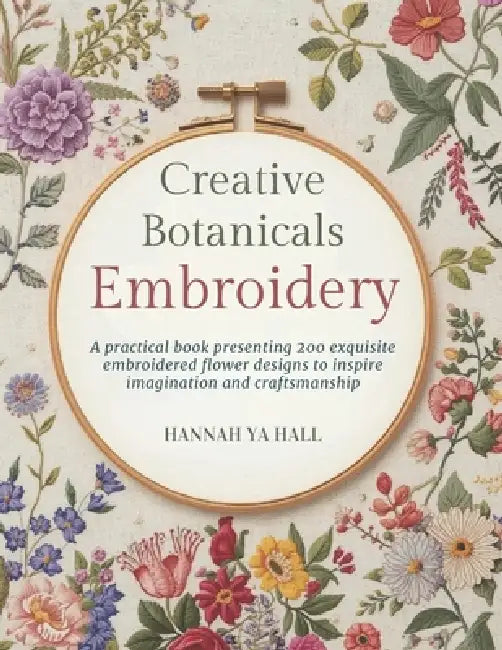 Creative Botanicals Embroidery: A practical book presenting 200 exquisite embroidered flower designs to inspire imagination and craftsmanship by Hannah Ya Hall