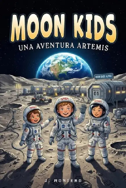 Moon Kids. Una Aventura Artemis: Ciencia y aventuras en la base lunar de la NASA para lectores de 6 a 10 años by J. Montero, Mountain Mill Editorial