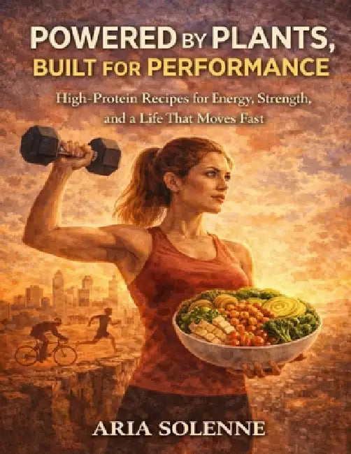 Powered by plants, built for performance: High-protein recipes for energy, strength, and a life that moves fast by Aria Solenne