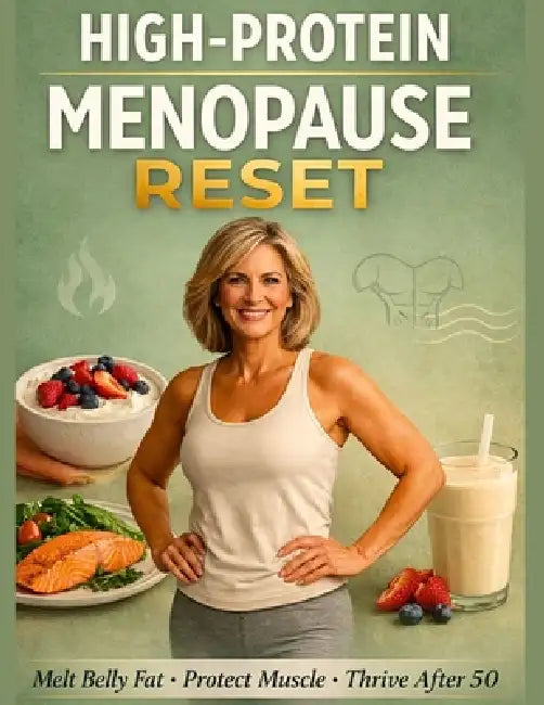 High-Protein Menopause Reset: 1200-Calorie Meal Plans, 100+ Recipes & 10-Minute Workouts for Women Over 50 to Melt Belly Fat, Protect Muscle & Stay St by Jane D. Agard