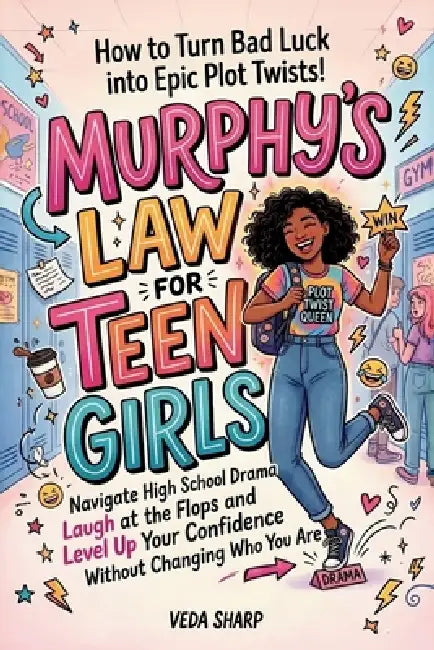 Murphy's Law for Teen Girls: How to Turn Bad Luck into Epic Plot Twists: Navigate High School Drama, Survive the Chaos, Laugh at the Flops and Level U by Veda Sharp