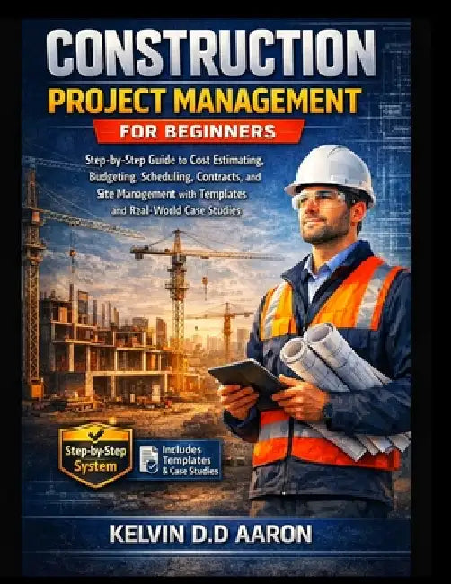 Construction Project Management for Beginners: Step-by-Step Guide to Cost Estimating, Budgeting, Scheduling, Contracts, and Site Management with Templ by Kelvin D. D. Aaron