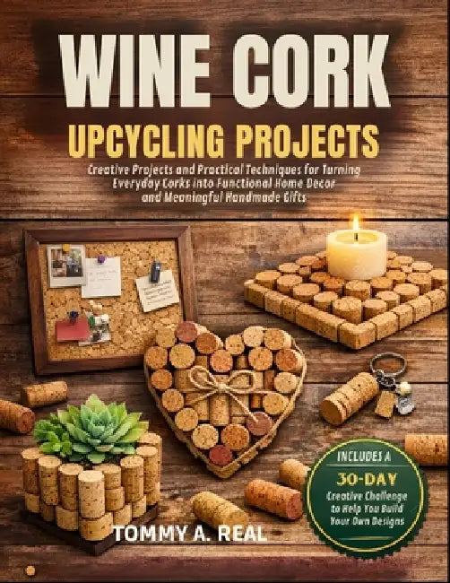 Wine Cork Upcycling Projects: Creative Projects and Practical Techniques for Turning Everyday Corks into Functional Home Decor and Meaningful Handmade by Tommy A. Real