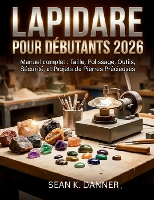 Lapidaire Pour Débutants 2026: Manuel complet pour la taille, le polissage, les outils des pierres précieuses, Sécurité et projets by Sean K. Danner