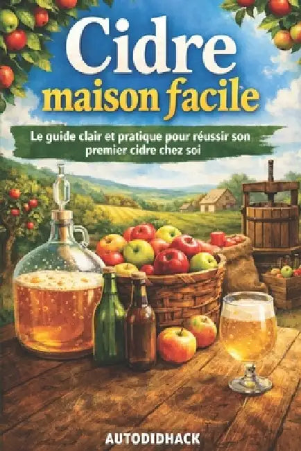 Cidre maison facile: Le guide clair et pratique pour réussir son premier cidre chez soi by Autodidhack Filipandco