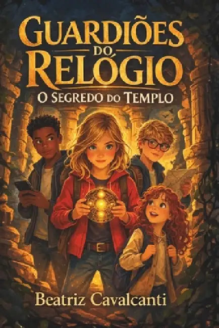 Guardiões do Relógio, O Segredo do Templo - Livro 1: Uma aventura no tempo sobre amizade e coragem, ideal para crianças de 9-13anos. by Beatriz Cavalcanti