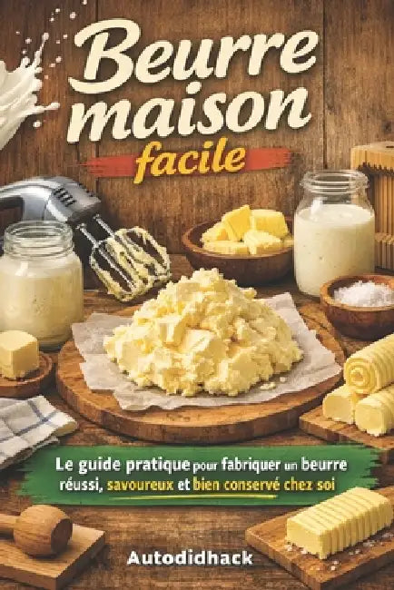 Beurre maison facile: Le guide pratique pour fabriquer un beurre réussi, savoureux et bien conservé chez soi by Autodidhack Filipandco