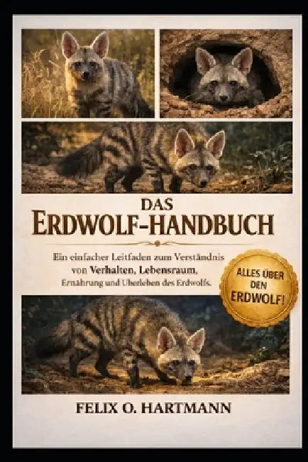 Das Erdwolf-Handbuch: Ein einfacher Leitfaden zum Verständnis von Verhalten, Lebensraum, Ernährung und Überleben des Erdwolfs by Felix O. Hartmann