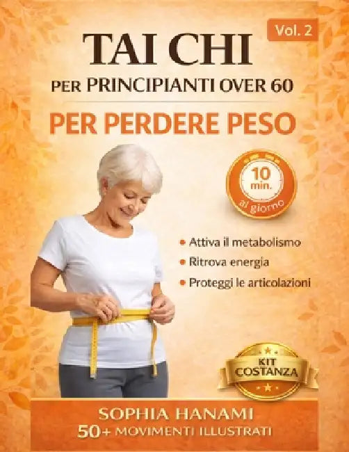 Tai Chi per Principianti Over 60: Per Perdere Peso: programma di 8 Settimane con Esercizi da 10 Minuti al Giorno in Piedi o da Sedia per Attivare il M by Sophia Hanami