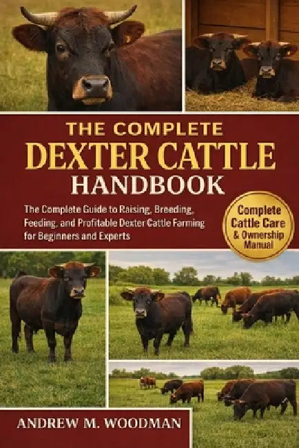 The Complete Dexter Cattle Handbook: The Complete Guide to Raising, Breeding, Feeding, and Profitable Dexter Cattle Farming for Beginners and Experts by Andrew M. Woodman
