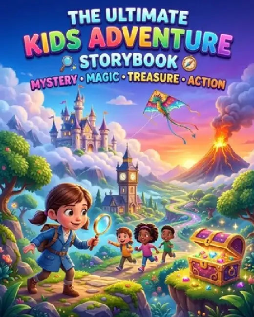 The Ultimate Kids Adventure Storybook: Mystery, Magic, Treasure & Action: Fun Adventure Stories with morals & life lessons for young readers by Hanna Josh