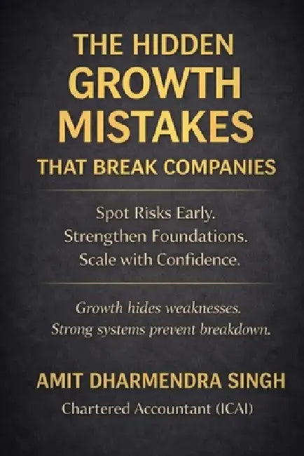The Hidden Growth Mistakes That Break Companies: Spot Risks Early. Strengthen Foundations. Scale with Confidence. by Amit Dharmendra Singh