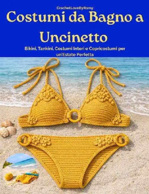 Costumi da Bagno a Uncinetto: Bikini, Tankini, Costumi Interi e Copricostumi per un'Estate Perfetta by Romy La Barbera