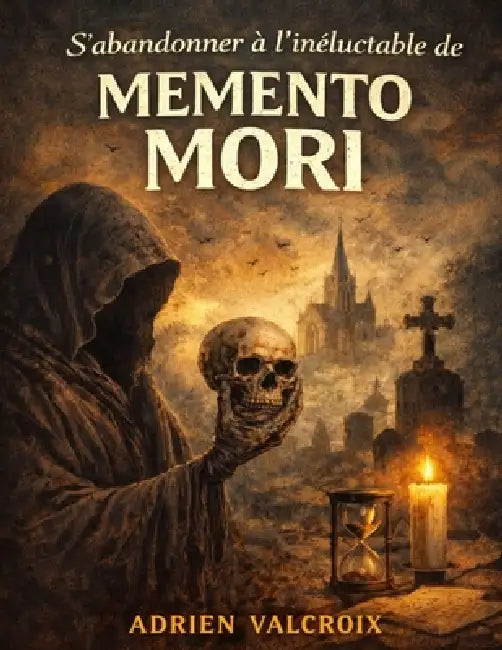 S'abandonner à l'inéluctable de Memento Mori: Explorer la fragilité de la vie et l'ombre de la mort, affronter les vérités que l'on fuit et interroger by Adrien Valcroix