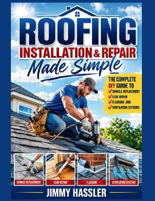 Roofing Installation & Repair Made Simple: The Complete DIY Guide to Shingle Replacement, Leak Repair, Flashing, and Ventilation Systems by Jimmy Hassler