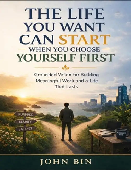 The Life You Want Can Start When You Choose Yourself First: Grounded Vision For Building Meaningful Work And A Life That Lasts by John Bin