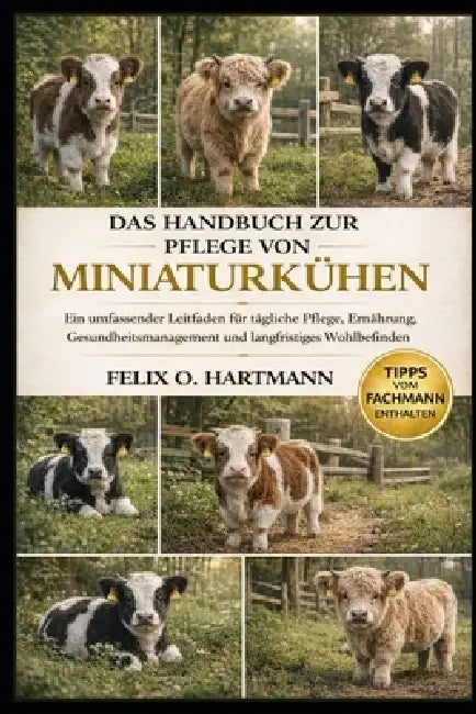 Das Handbuch Zur Pflege Von Miniaturkühen: Ein umfassender Leitfaden für tägliche Pflege, Ernährung, Gesundheitsmanagement und langfristiges Wohlbefin by Felix O. Hartmann