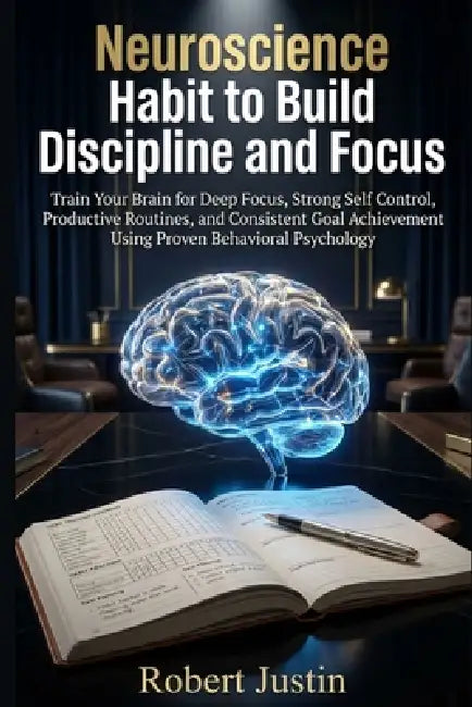 Neuroscience Habit to Build Discipline and Focus.: Train Your Brain for Deep Focus, Strong Self Control, Productive Routines, and Consistent Goal Achi by Robert Justin
