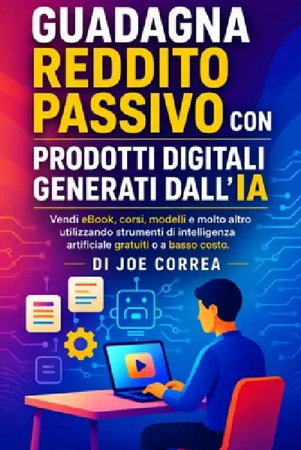 Guadagna Reddito Passivo con Prodotti Digitali Generati dall'IA: Vendi eBook, corsi, modelli e molto altro utilizzando strumenti di intelligenza artif by Joe Correa