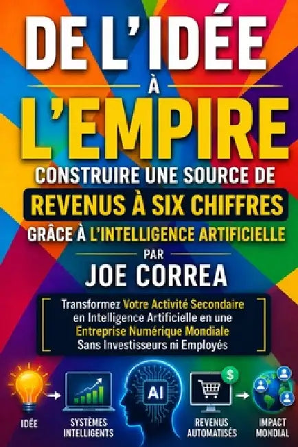 De l'Idée à l'Empire: Transformez Votre Activité Secondaire en Intelligence Artificielle en une Entreprise Numérique Mondiale Sans Investisseurs ni Em by Joe Correa