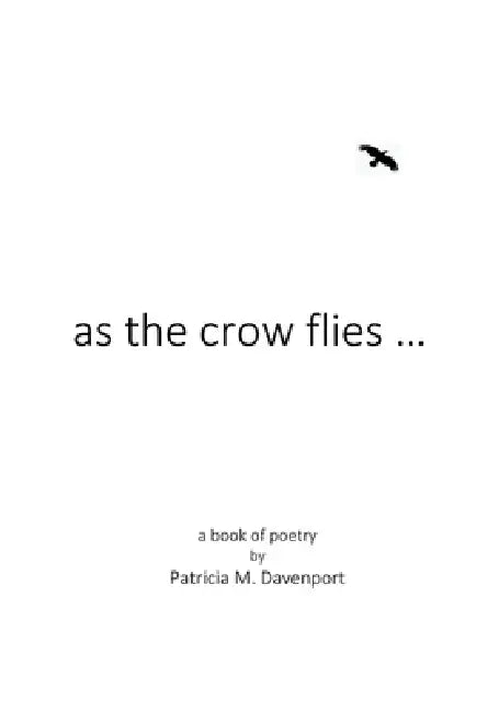 as the crow flies by Patricia Makarewicz Davenport