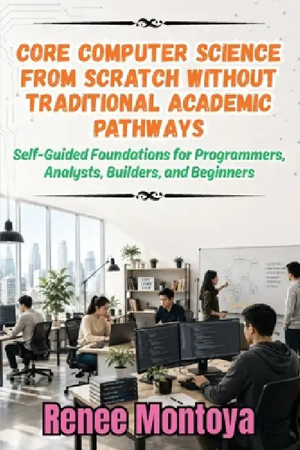 Core Computer Science from Scratch Without Traditional Academic Pathways: Self-Guided Foundations for Programmers, Analysts, Builders, and Beginners by Renee Montoya