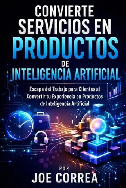 Convierte Servicios en Productos de Inteligencia Artificial: Escapa del Trabajo para Clientes al Convertir tu Experiencia en Productos de Inteligencia by Joe Correa