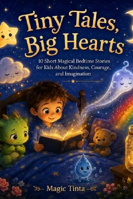 Tiny Tales, Big Hearts: 10 Short Magical Bedtime Stories for Kids About Kindness, Courage, and Imagination by Magic Tinta