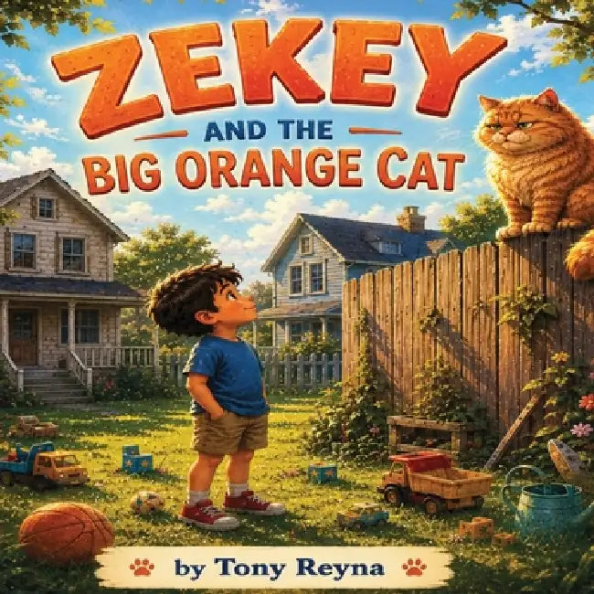 Zekey and the Big Orange Cat by Tony Reyna