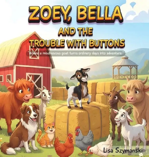 Zoey, Bella and the Trouble with Buttons: Where a mischievous goat turns ordinary days into adventure. by Lisa Szymanski