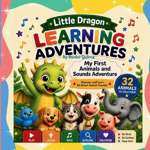 Little Dragon Learning Adventures: My First Animals and Sounds Adventure by Ilonka Quiroz