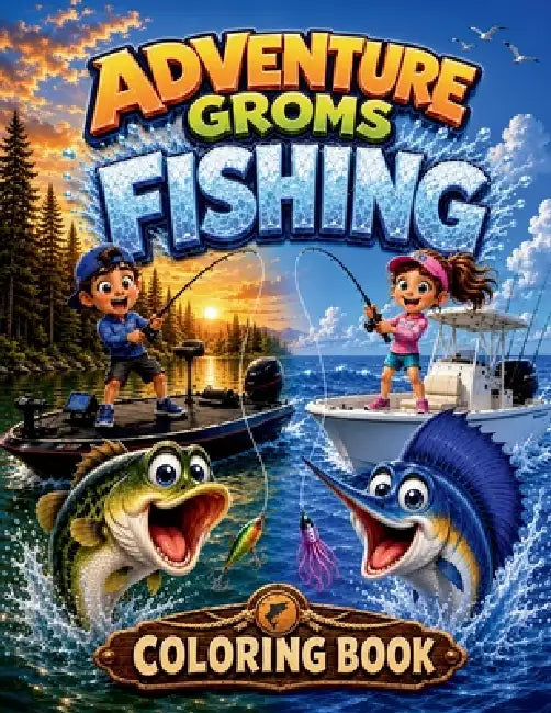 Adventure Groms: Fishing Coloring Book by Tyler Ennis