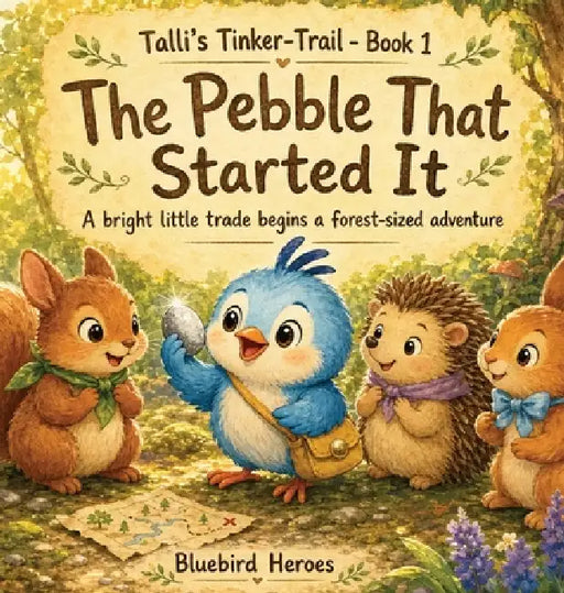 The Pebble That Started It: A Bright Little Trade Begins a Forest-Sized Adventure by Bluebird Heroes
