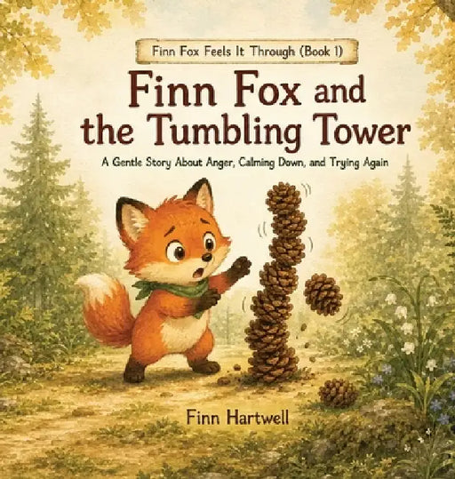 Finn Fox and the Tumbling Tower: A Gentle Story About Anger, Calming Down, and Trying Again by Finn Hartwell