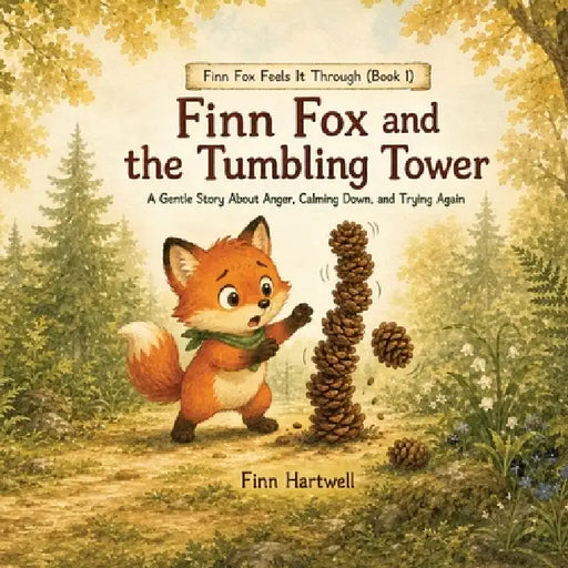Finn Fox and the Tumbling Tower: A Gentle Story About Anger, Calming Down, and Trying Again by Finn Hartwell