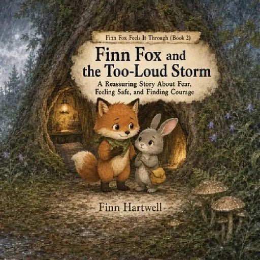 Finn Fox and the Too-Loud Storm: A Reassuring Story About Fear, Feeling Safe, and Finding Courage by Finn Hartwell