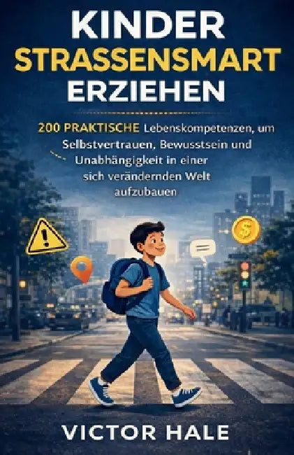 Kinder Strassensmart Erziehen: 200 Praktische Lebenskompetenzen, Um Selbstvertrauen, Bewusstsein Und Unabhängigkeit in Einer Sich Verändernden Welt Au by Victor Hale