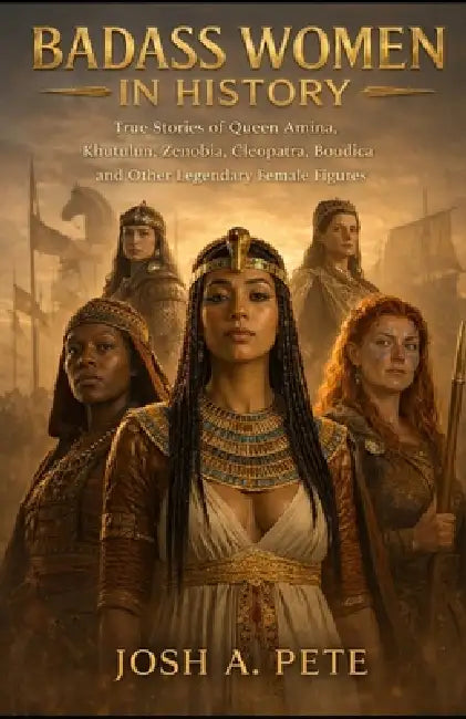 Badass Women In History: True Stories of Queen Amina of Zazzau, Khutulun, Zenobia, Cleopatra, Boudica, and Other Legendary Female Figures by Josh A. Pete