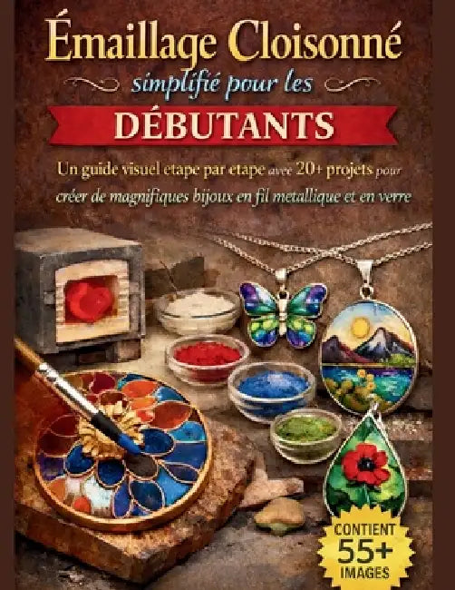 Émaillage Cloisonné simplifié pour les débutants: Un guide visuel étape par étape avec 20+ projets pour créer de magnifiques bijoux en fil métallique by Craft Logan