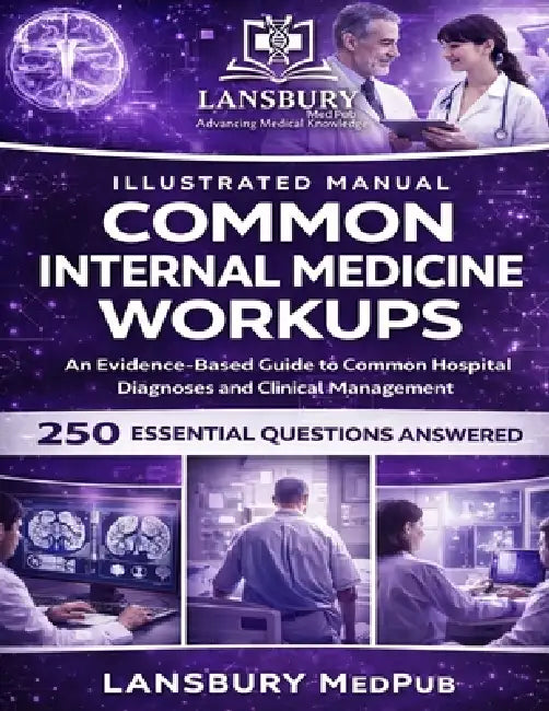 Common Internal Medicine Workups - Illustrated Manual: An Evidence-Based Guide to Common Hospital Diagnoses and Clinical Management 250 Essential Ques by Julian Vane, Elena Vance, Lansbury Medpub
