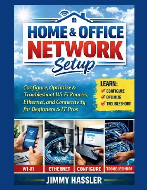 Home & Office Network Setup: Configure, Optimize & Troubleshoot Wi-Fi Routers, Ethernet, and Connectivity for Beginners & IT Pros by Jimmy Hassler