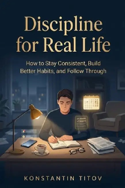 Discipline for Real Life: How to Stay Consistent, Build Better Habits, and Follow Through by Konstantin Titov