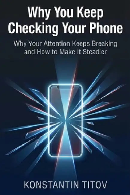 Why You Keep Checking Your Phone: Why Your Attention Keeps Breaking and How to Make It Steadier by Konstantin Titov