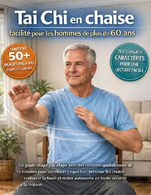 Tai Chi en chaise facilité pour les hommes de plus de 60 ans: Un guide étape par étape avec des routines quotidiennes de 10 minutes pour améliorer l'é by Emily Harris