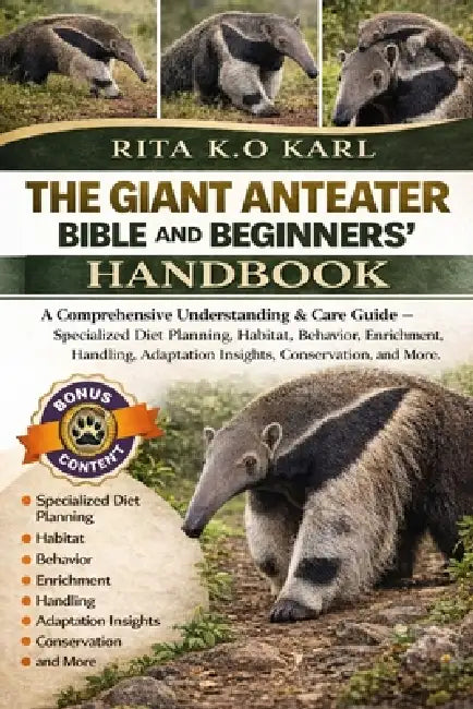 The Giant Anteater Bible and Beginners' Handbook: A Comprehensive Understanding & Care Guide - Specialized Diet Planning, Habitat, Behavior, Enrichmen by Rita K. O. Karl