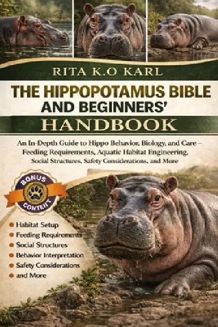 The Hippotamus Bible and Beginners' Handbook: An In-Depth Guide to Hippo Behavior, Biology, and Care - Feeding Requirements, Aquatic Habitat Engineeri by Rita K. O. Karl
