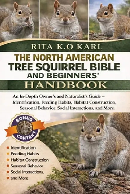 The North American Tree Squirrel Bible and Beginners' Handbook: An In-Depth Owner's and Naturalist's Guide - Identification, Feeding Habits, Habitat C by Rita K. O. Karl